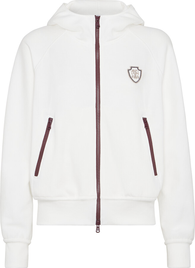 Brunello Cucinelli Pique Sweatshirt with logo