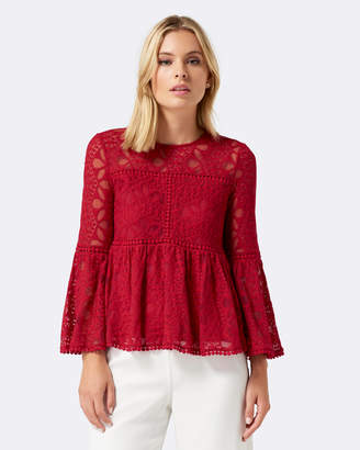 Forever New Florence Embroidered Top