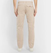Thumbnail for your product : Mr P. - Straight-leg Garment-dyed Cotton-twill Chinos - Neutrals