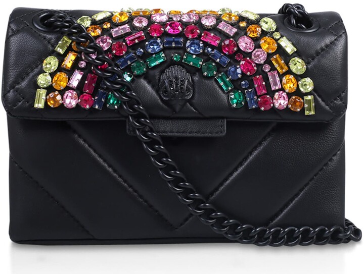 Kurt Geiger Rainbow Shop Mini Kensington Leather Crossbody Bag ShopStyle