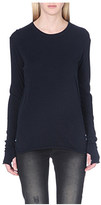 Thumbnail for your product : Enza Costa Thumbhole-detail knitted jumper