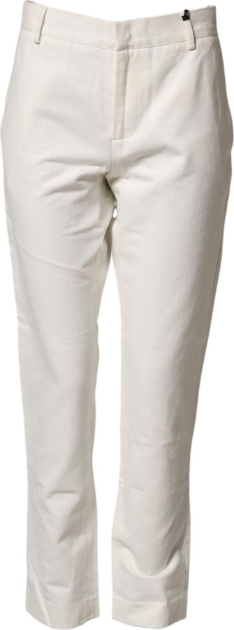 Daniele Alessandrini Cotton Straight Chino Trouser Men's Pants (Pre-Owned)
