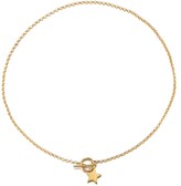 Thumbnail for your product : SEOL + GOLD - Ecoated Sterling Silver Star Charm T Bar Necklace