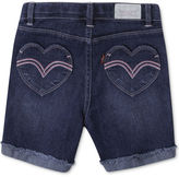 Thumbnail for your product : Levi's Little Girls' Midi Denim Shorts