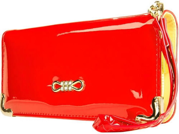Vangoddy Women's Clutch Wallet Evening Purse Wristlet with Cell Phone Compartment (fits up to 6.25in x 3.1in)