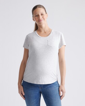 Quince Modal Jersey Maternity & Nursing T-Shirt 2-Pack