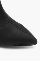 Thumbnail for your product : boohoo Extra Wide Width Block Heel Sock Boots
