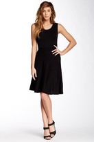 Thumbnail for your product : Tahari Sleeveless Fit N Flare Sweater Dress