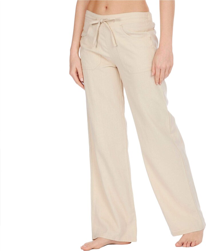 Linen Beach Trousers | Shop the world's largest collection of fashion |  ShopStyle UK