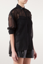 Thumbnail for your product : Jason Wu Sheer Utility Blouse