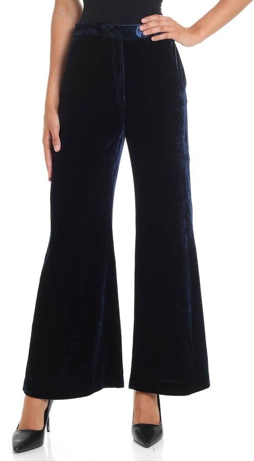 royal blue flare pants