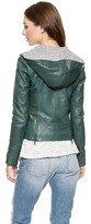 Thumbnail for your product : Ever Ludlow Hooded Leather Jacket