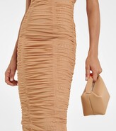 Thumbnail for your product : Self-Portrait Embellished ruched midi dress
