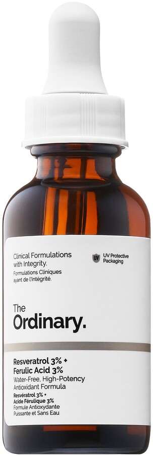 The Ordinary Resveratrol 3% + Ferulic Acid 3% Antioxidant Serum for Brightening 1 oz/ 30 mL