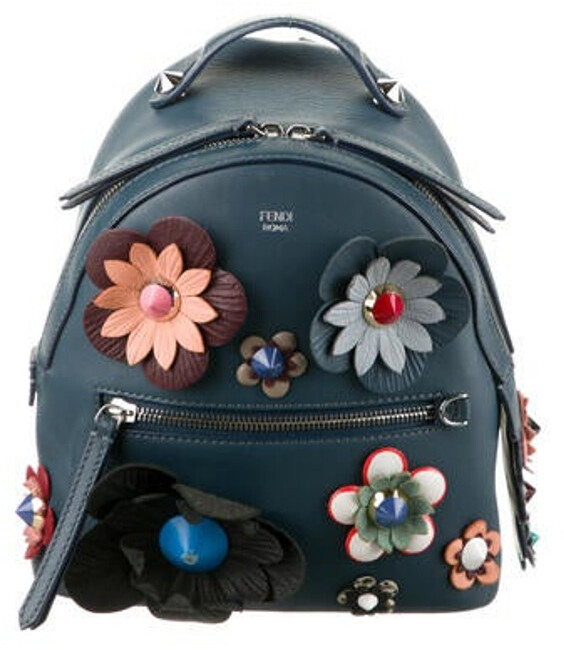 fendi blue backpack