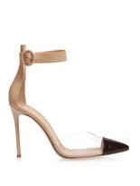 Thumbnail for your product : Gianvito Rossi Leather and PVC pumps