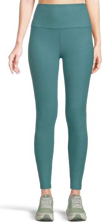 Beyond Yoga Spacedye Caught In The Midi High-Waisted Legging Women's Casual Pants Deep Aqua Heather : 2XL (US Women's 18-20) 24