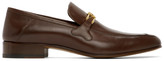 Thumbnail for your product : Gucci Brown Phyllis Loafers