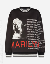 Thumbnail for your product : Dolce & Gabbana Jersey Sweatshirt With Marilyn Monroe Print