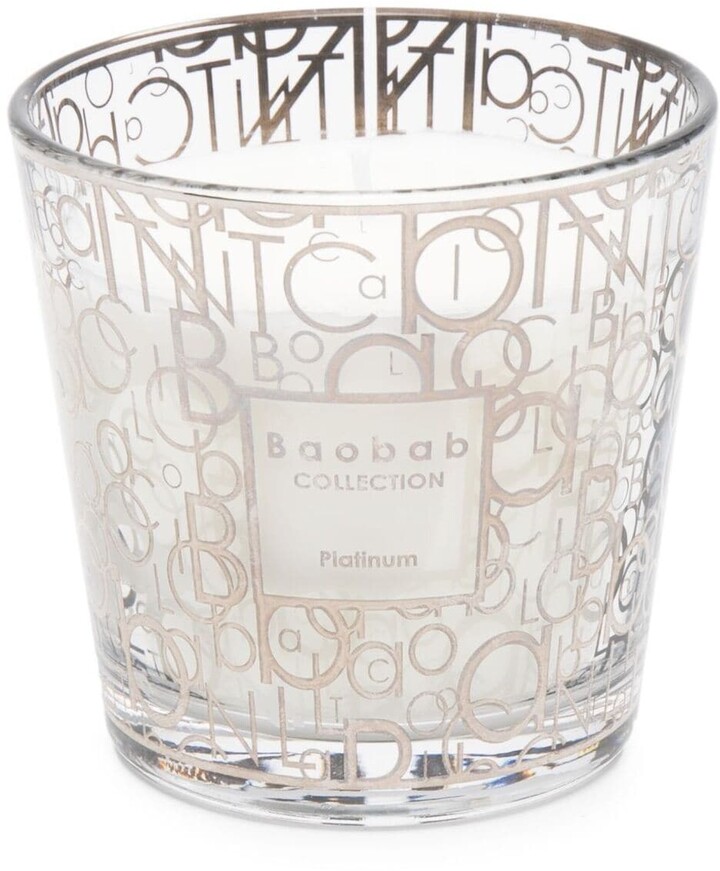 Baobab Collection Platinum graphic-print candle - ShopStyle