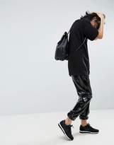 Thumbnail for your product : ASOS Vinyl Joggers With Toggle Hem