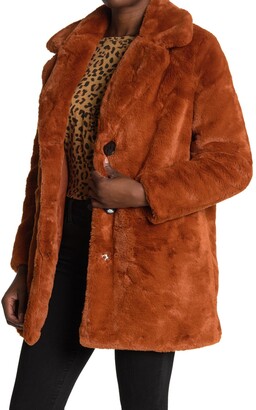 sam edelman faux fur leopard jacket