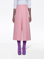 Thumbnail for your product : Gucci Double-Layer Wide-Leg Culottes