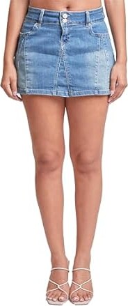 YMI Jeanswear Denim Micro Skirt (03)