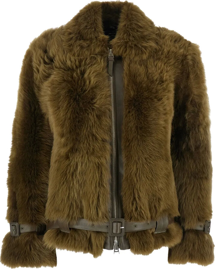 Tom Ford Shearling Belted Jacket