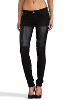 Thumbnail for your product : TEXTILE Elizabeth and James Jett Distressed Skinny with Leather Patch