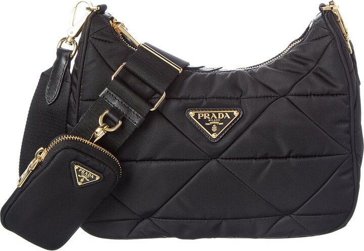 Prada Padded Nylon Shoulder Bag