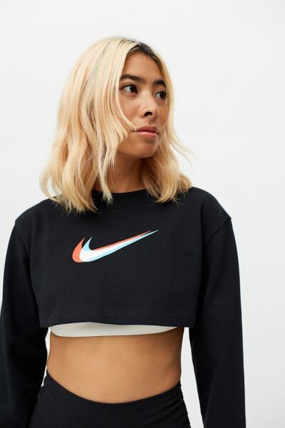 Nike Sportswear Dance Long Sleeve Cropped Top - ShopStyle