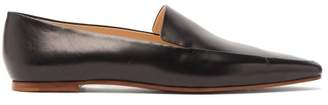 The Row Minimal Leather Loafers - Womens - Black
