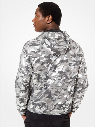 Michael Kors Camouflage Foil Print Jacket - ShopStyle