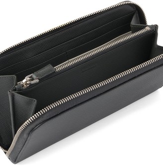 Prada Saffiano leather zip-around wallet