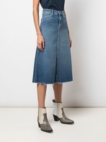 Thumbnail for your product : Mother High Waisted Denim Skirt