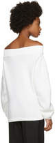 Thumbnail for your product : Opening Ceremony White Wool Off-the-Shoulder Sweater