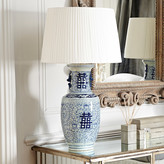 Thumbnail for your product : OKA Shenzu Ceramic Chinese Table Lamp - Blue