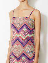 Thumbnail for your product : Laundry by Shelli Segal Cotton Printed Strapless Dress