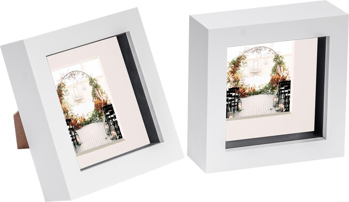 Nicola Spring 8x10 3D Box Photo Frames 4x6 x2 - ShopStyle