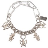Thumbnail for your product : Chopova Lowena Butterfly And Duck Charm Stainless-steel Necklace - Silver