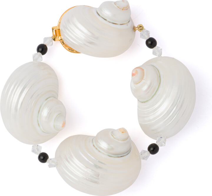 Prada Silver bracelet with shells