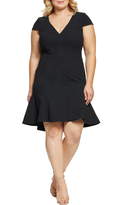 Thumbnail for your product : Dress the Population Bettie High/Low Ruffle Hem Cocktail Dress