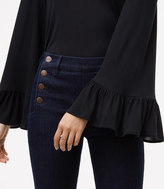 Thumbnail for your product : LOFT Ruffle Bell Sleeve Tee