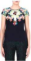Thumbnail for your product : Erdem Amanie floral-print silk top