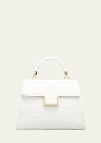 Thumbnail for your product : Maria Oliver Michelle Crocodile Top-Handle Bag