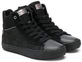 Thumbnail for your product : Geox Kids sparkly hi-top sneakers