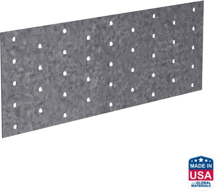 Simpson Strong-Tie TP 3-1/8 in. x 9 in. 20-Gauge Galvanized Tie Plate