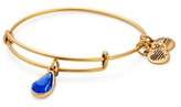 Thumbnail for your product : Alex and Ani September Birth Month Charm Bangle With Swarovski Sapphire Crystal
