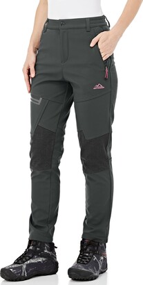 EKLENTSON Ski Trousers Women Fleece Lined Trousers Waterproof Thermal  Trousers Zip Pockets Winter Insulated Walking Hiking Pants - ShopStyle